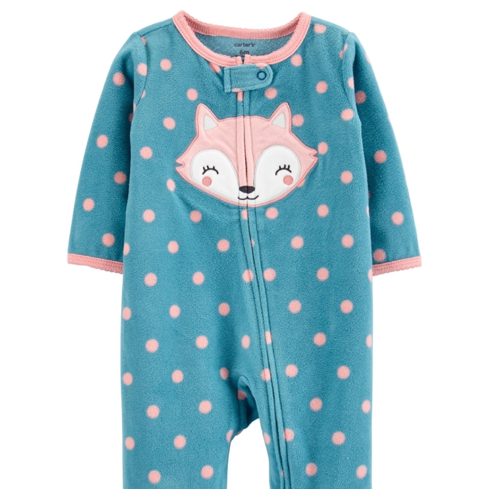 Girls 9 month Fox Pajamas